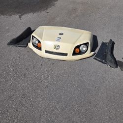 Ezgo,  Cushman Hauler Golf Cart Front Nose, With Lights New Look On Old Golfcart 