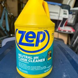Zep, Concentrated Neutral Floor Cleaner Concentrate, Unscented, 1 Gal