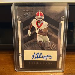 Adonai Mitchell Card Signed