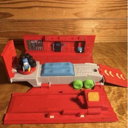 Disney Pixar Cars Glow Racers Mack Hauler Semi Truck Vehicle Trailor Only