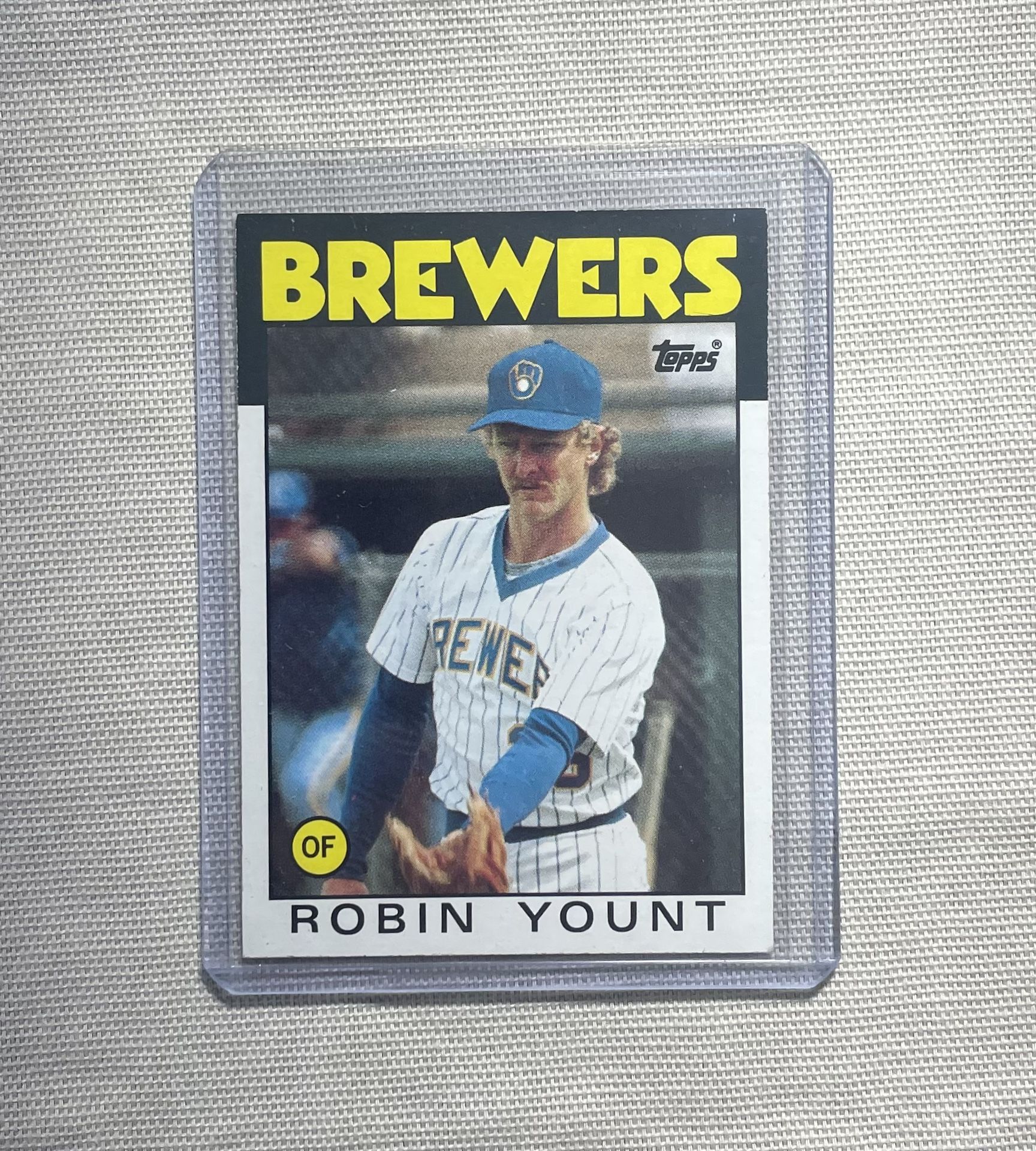 ๐ฅโพ๏ธ 1986 Topps - Robin Yount #780 Milwaukee BREWERS โพ๏ธ๐ฅ