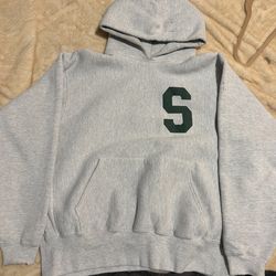 Skidmore light grey hoodie