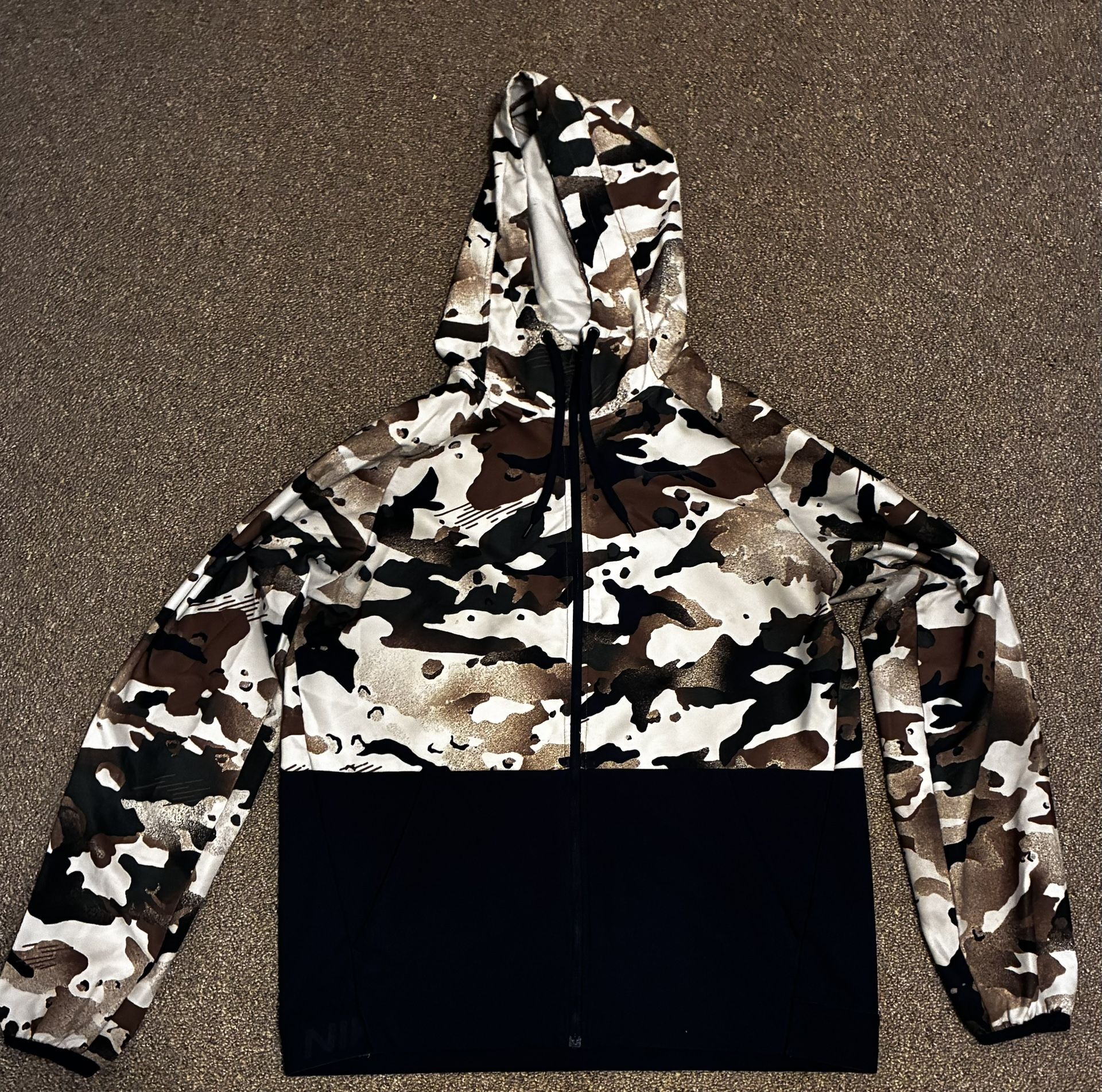 Camo Nike Zip Up Hoodie
