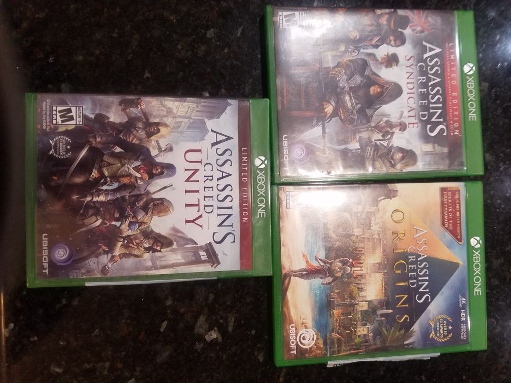 Xbox One Assassins Creed games