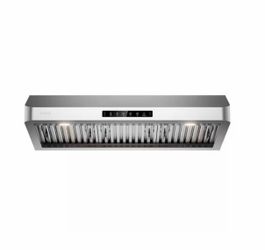 36 in. 900CFM Ducted Under Cabinet Range Hood in Stainless Steelwith Gesture Control and Safe Filters