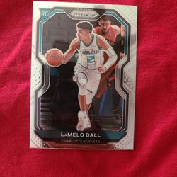 Lamelo Ball Prizm Rookie Card 