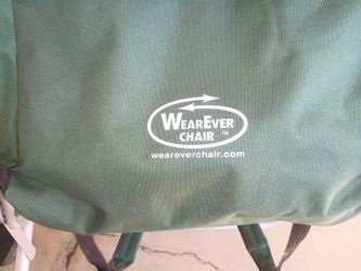 Backpack chair with detachable pillow and 2 vintage Pepsi lawn chairs
