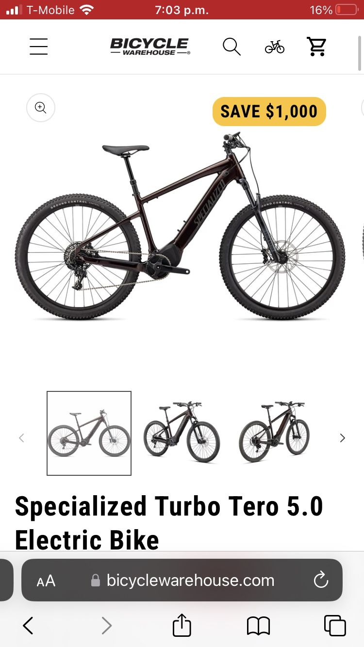 Specialized Turbo Tero 5.0 Electric Bike