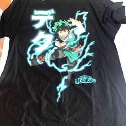 MY HERO ACADEMIA DEKU SHIRT / MENS SIZE XL /  BRAND NEW 