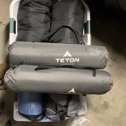 Sleeping Bags(4) And Matt’s (2)