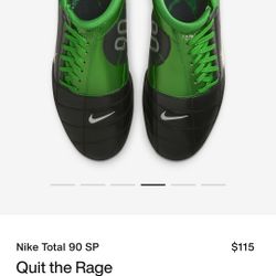 Nike Total 90 SP (Quit The Rage) Sz 11 Mens