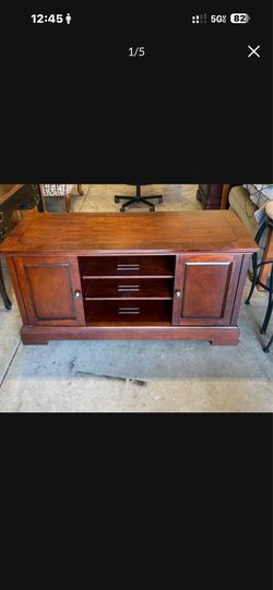 Wood tv stand /storage cabinet