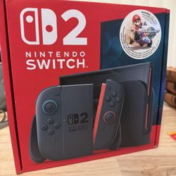 Nintendo Switch 2 Mario Kart Bundle + 12 Month Online Pass