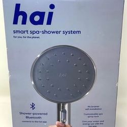 hai Smart Spa Shower System 1.8 GPM Bluetooth Handheld Showerhead - Charcoalo