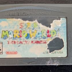 Nintendo Gameboy Advance Super Mario World 