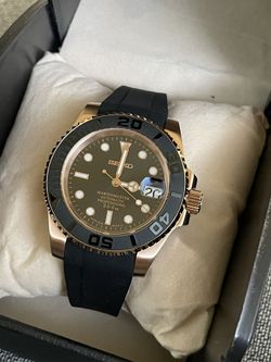 Seiko Custom mod - Yacht Master Homage - Watch Timepiece 