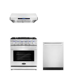 LUXURY KITCHEN APPLIANCES - New Open Box RANGE OVEN COOKTOP HOOD 