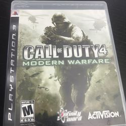 Call of Duty 4 Modern Warfare PS3 