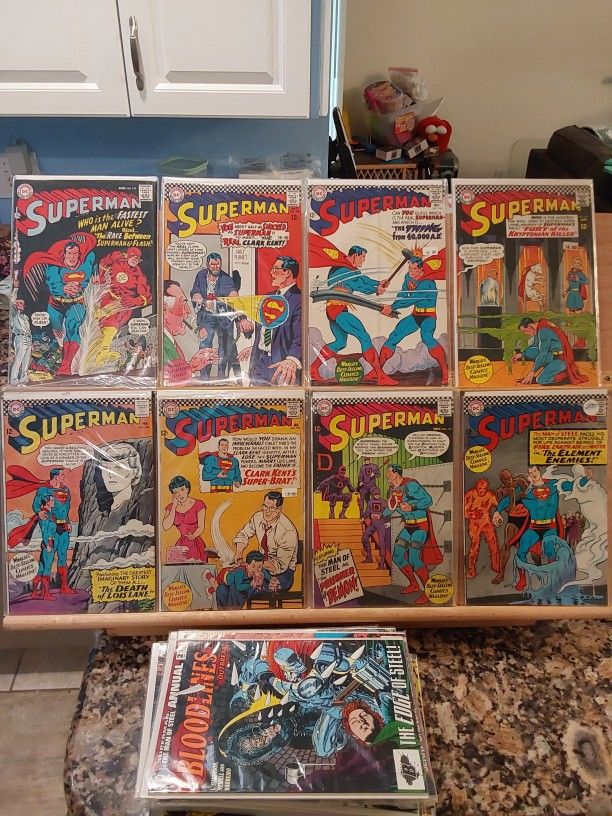 Superman Comic Books (1960s To 2000s)