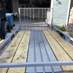 10x6 Solid Steel Tube Trailer