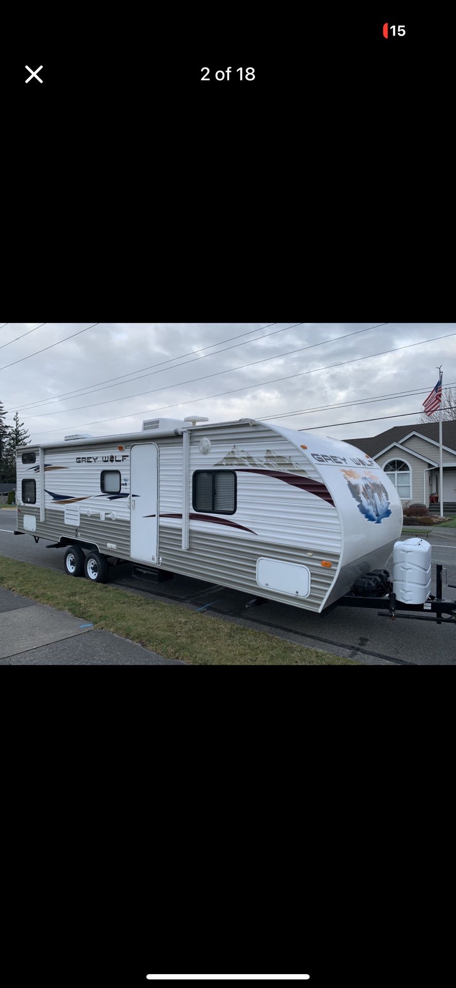 2012 Forest river Cherokee grey wolf