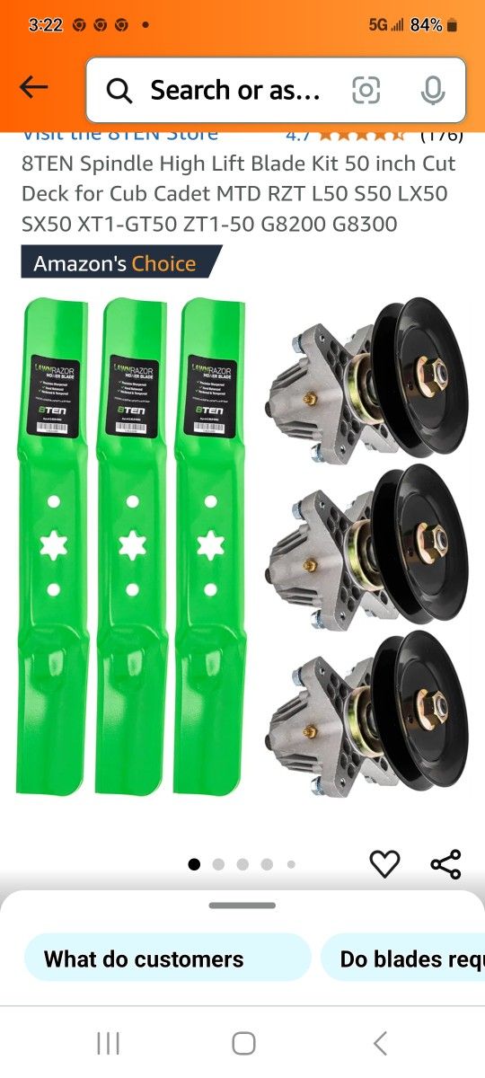 High Lift Kit Lawn Mower