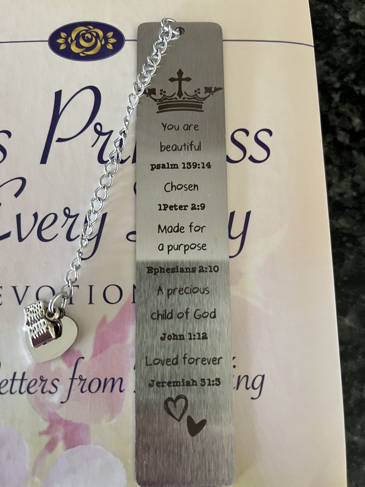Devotional Book With New Metal Bookmark