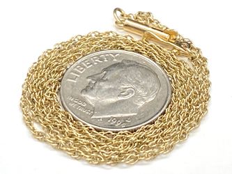 14k Real Gold nice Rope Chain