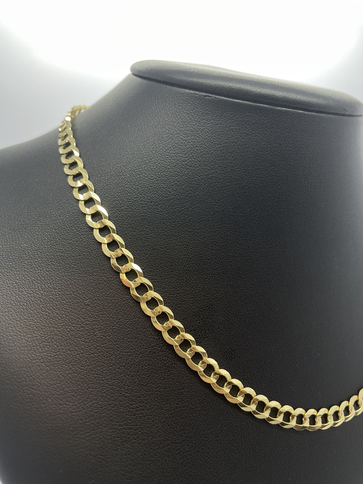 Gold Chain Cuban 14K New
