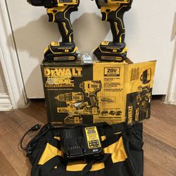 Dewalt 20v Atomic Impact Driver And Drill Driver Kit 