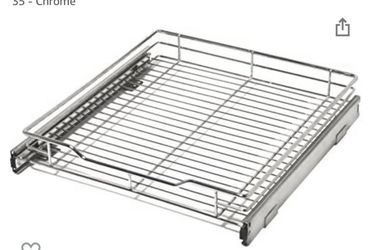 Steel Metal Wire Pull Out Cabinet Shelf