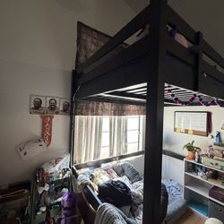 Full size Loft Bed Frame Only