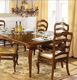 Solid wood table and chairs