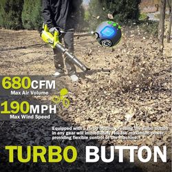 NEW POWERFUL CORDLESS LEAF BLOWER
