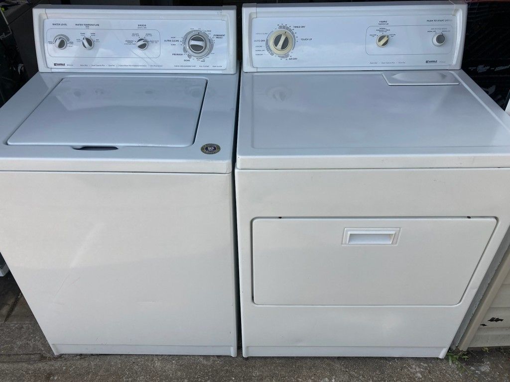 Washer and Dryer 