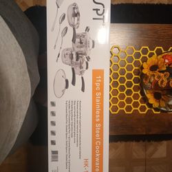 Stainless Steel Pots, Pans And Utensils