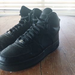 Nike airforce one black size 9 mens