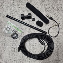 Azden SGM-2X Professional Shotgun Microphone for Podcasts, Video, Audio + Cable
