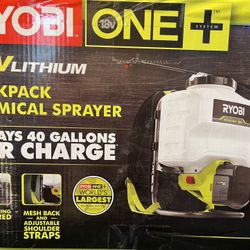 Ryobi Backpack Chemical Sprayer