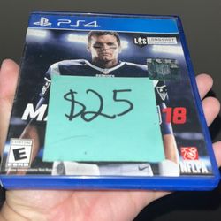 PlayStation 4 & 5 Madden NFL 18 Football Sports ESPN PS4 PS5