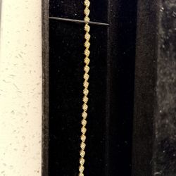 Tennis Gold Bracelet