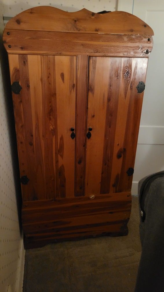 Antique Cedar Armoire/wardrobe