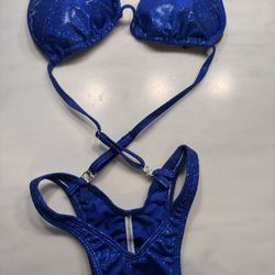 Angel Competition Bikinis - Blue Figure Practice Suit