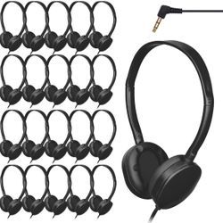 Zhenway 15 pack black headphones. Adult or child $15