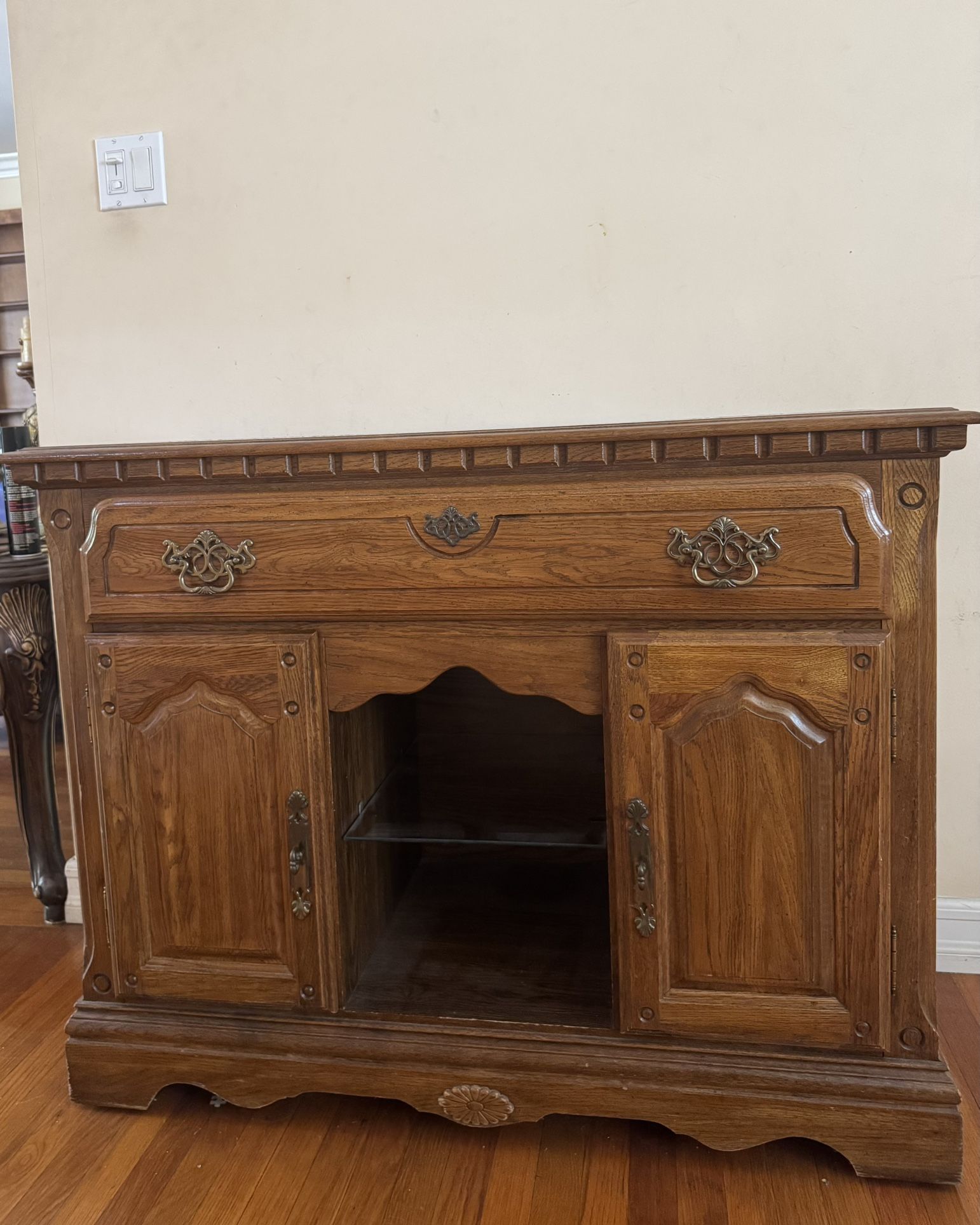 Real Wood With marble Cabinet