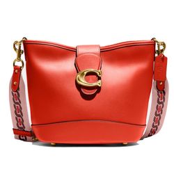 Orange Coach Bag