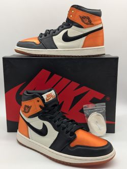 Air Jordan 1 Retro High Satin Shattered Backboard Women's Size 9 AV3725-010