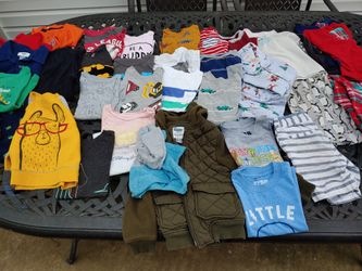 40 items boys 4T play clothes