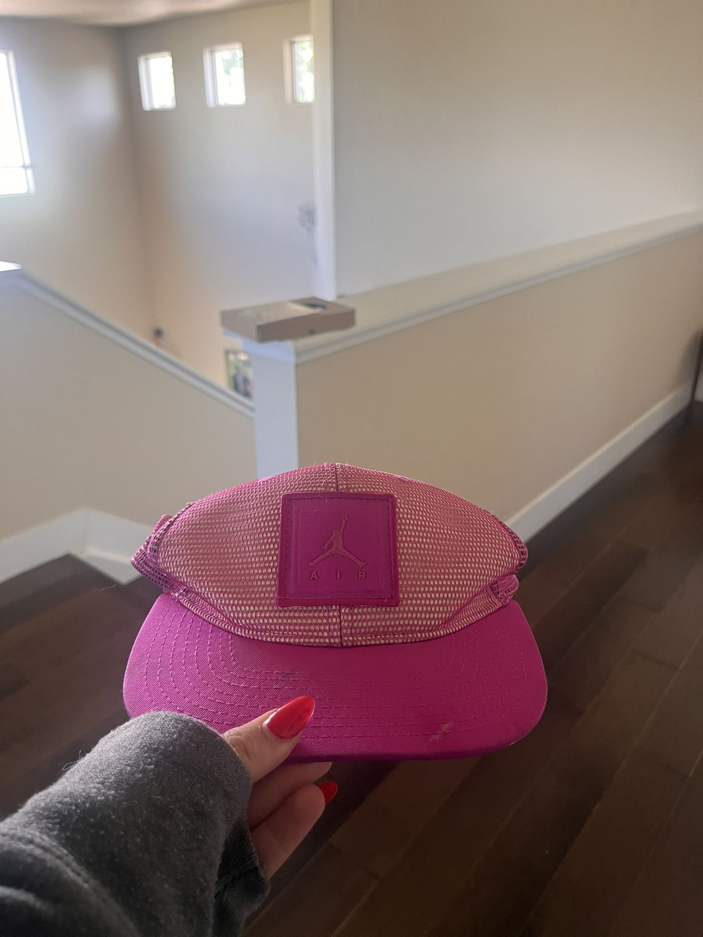 Jump by Michael Jordan Vibrant Pink and Yellow Mesh Hat Youth