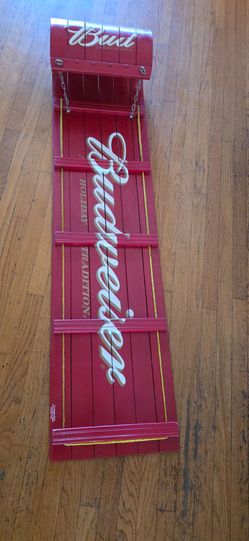 Budweiser sled advertisement